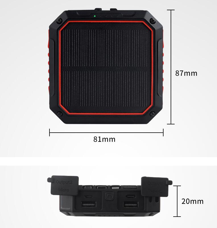 Compact Solar Power Bank