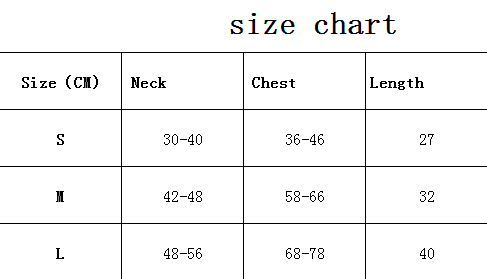 Fluorescent Large Dog Safety Vest