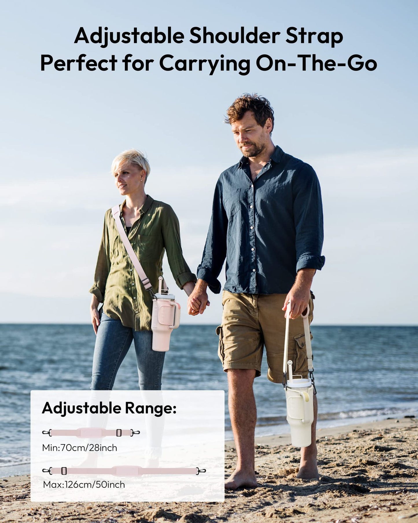 Large Mug Holder With Strap